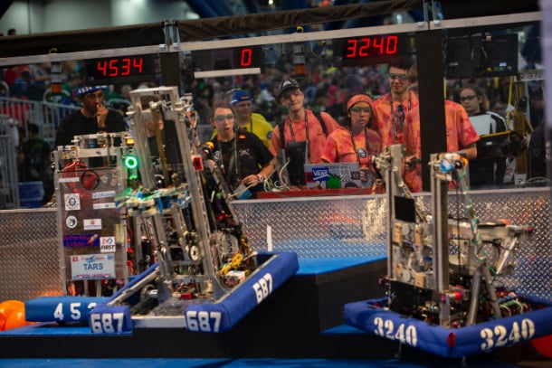 FIRST Robotics participants